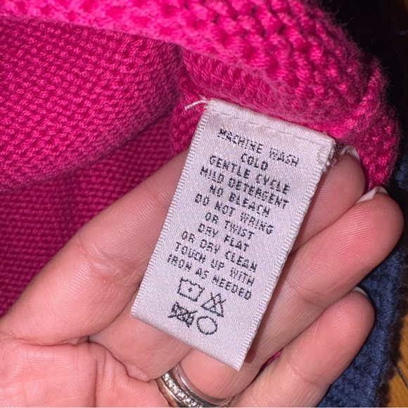 ✨ Lilly Pulitzer ✨ Adorable Pink and Green Whale Embroidered Sweater Size 10 - Picture 5 of 5